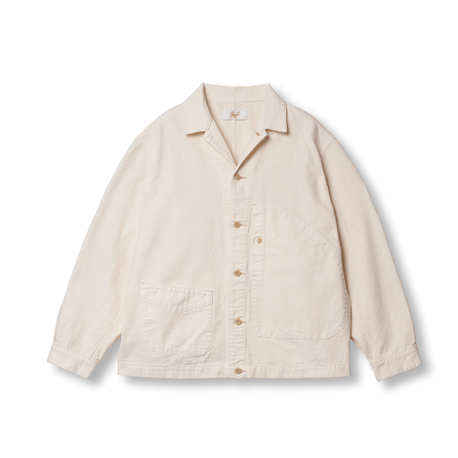 J1004 French Coverall(White) フレンチカバーオール(ホワイト J1004 French Coverall(White) フレンチカバーオール(ホワイト