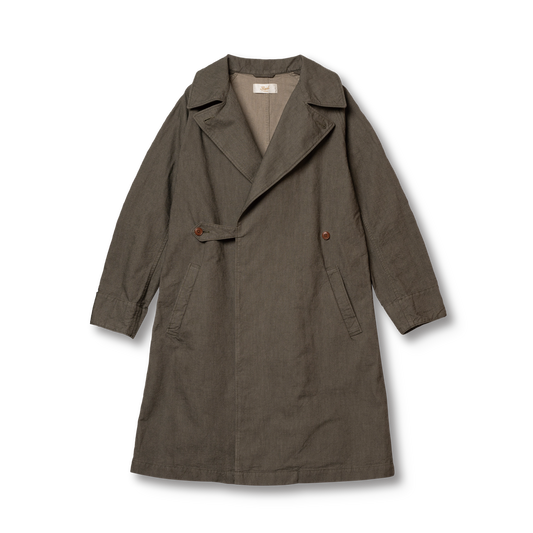J1005 Military Wrap Coat (Khaki)