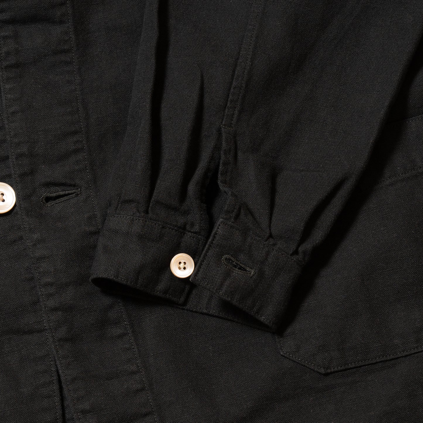 J1013 Sack Overall Jacket (Black)