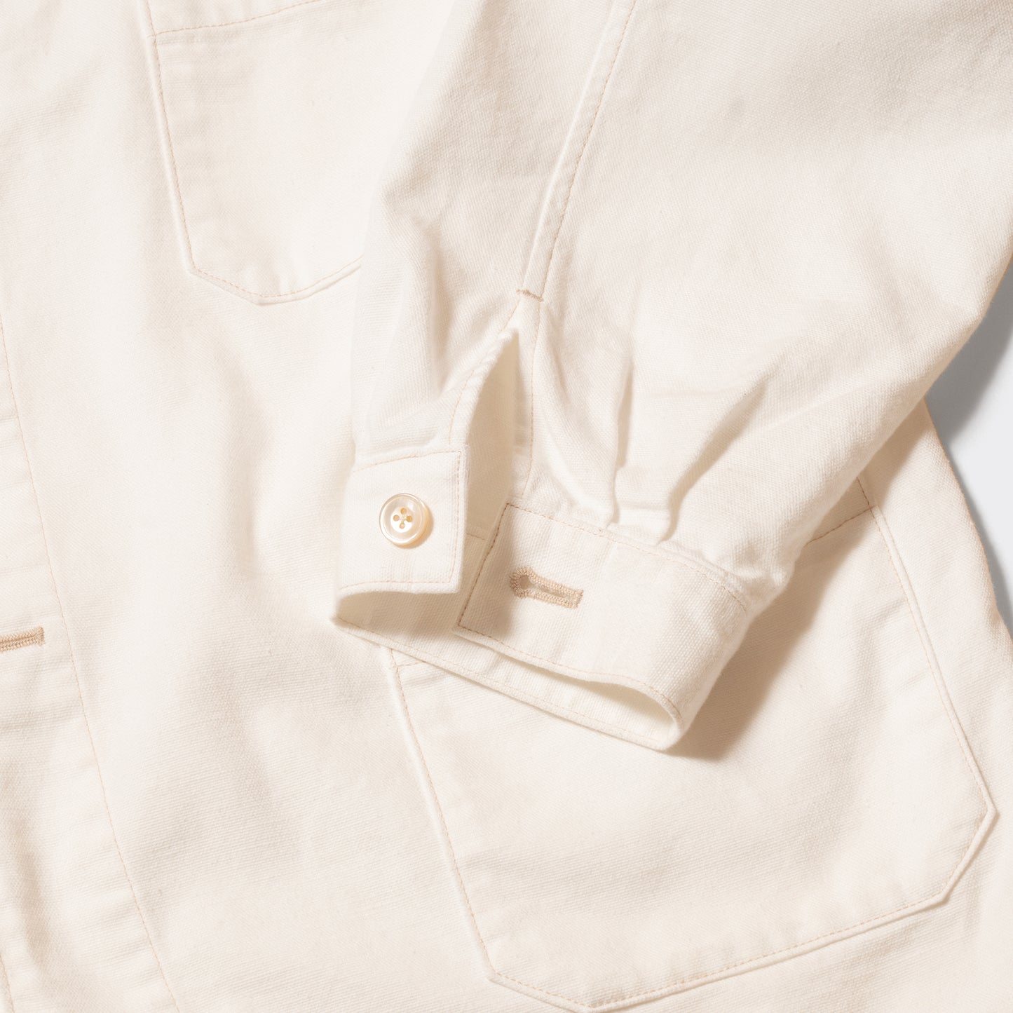 J1013 Sack Overall Jacket（White)