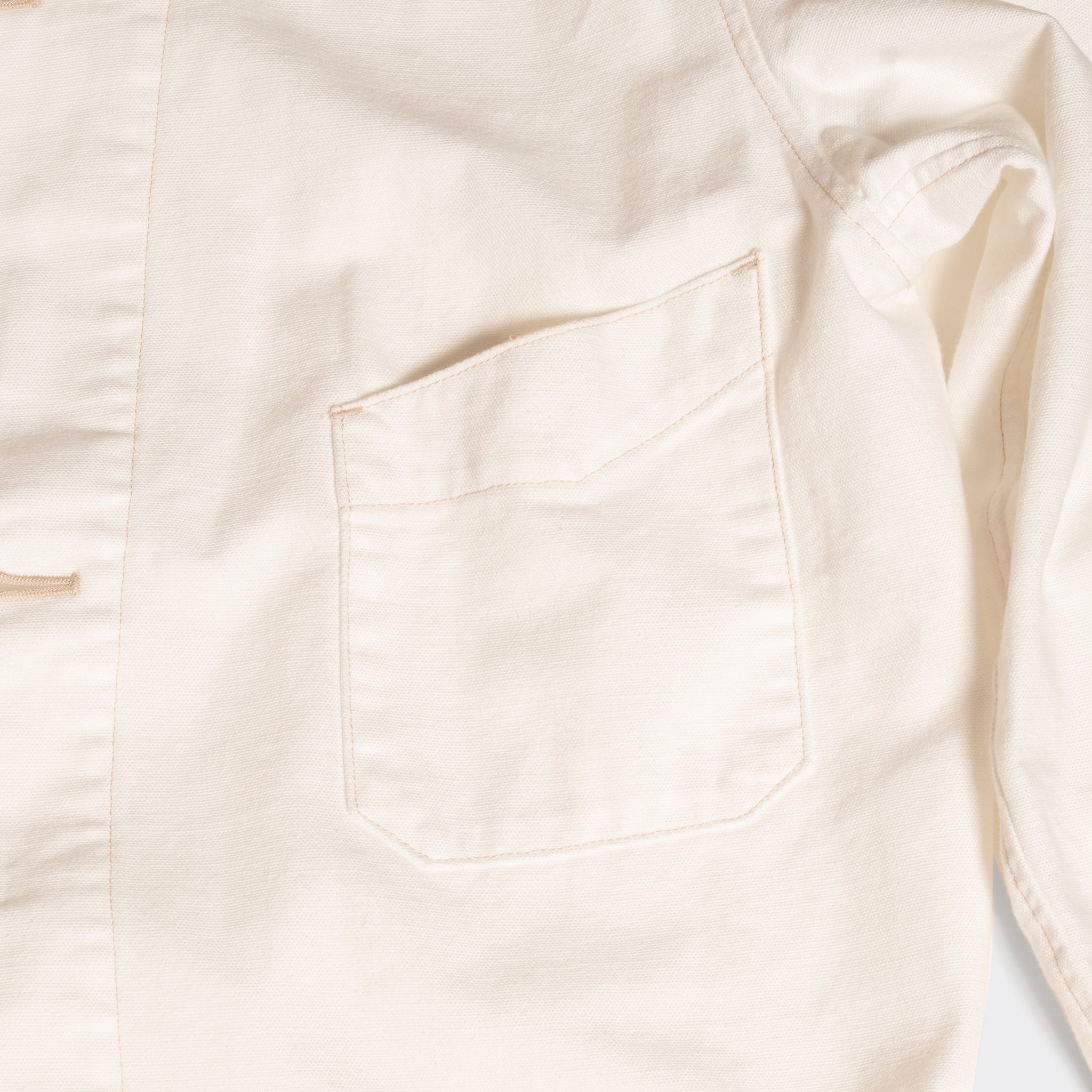 J1013 Sack Overall Jacket (White) サックオーバーオール (ホワイト