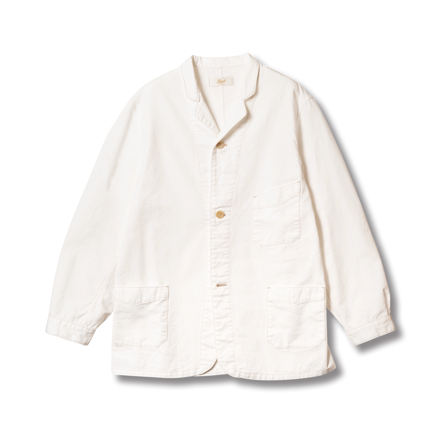 J1013 Sack Overall Jacket（White)