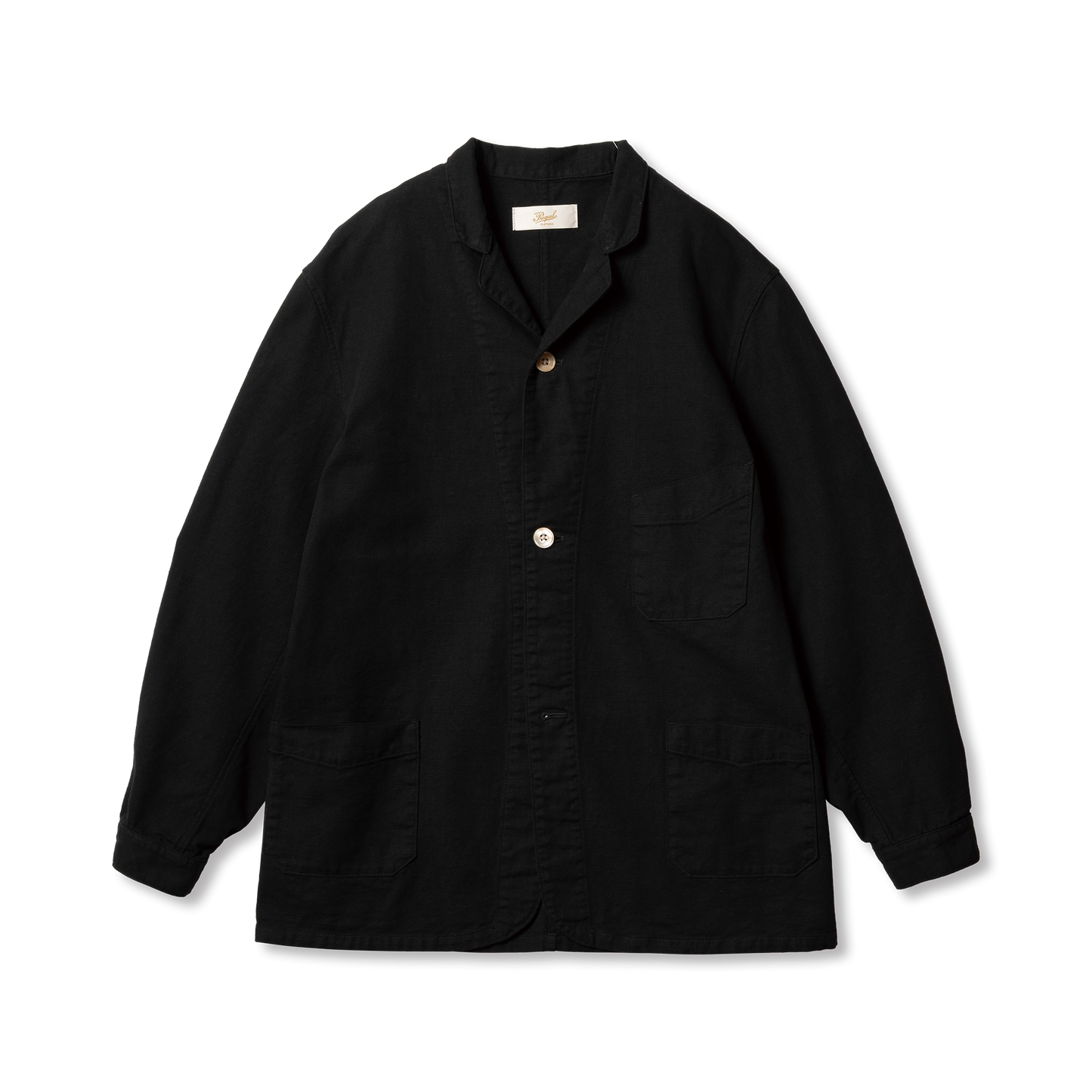 J1013 Sack Overall Jacket (Black)