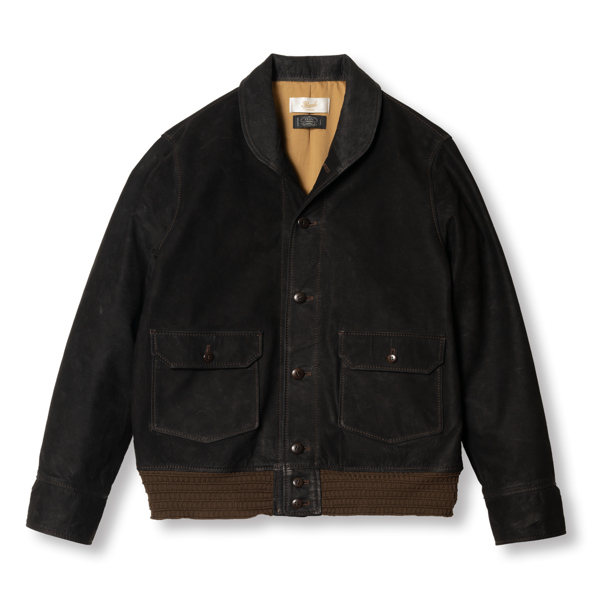 J1015A Spirit of Flight Jacket in Black, front view