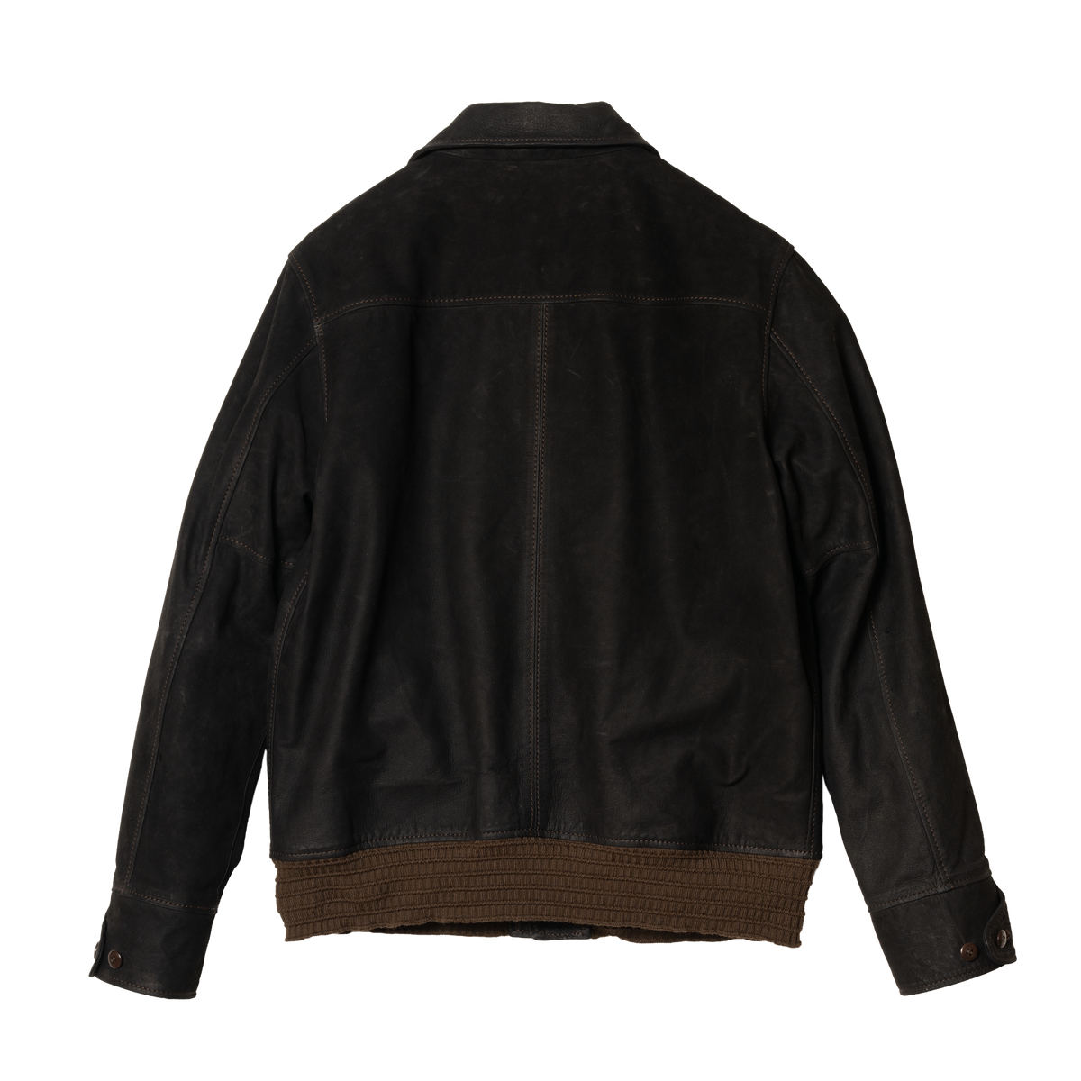 J1015A Spirit of Flight Jacket in Black, back view
