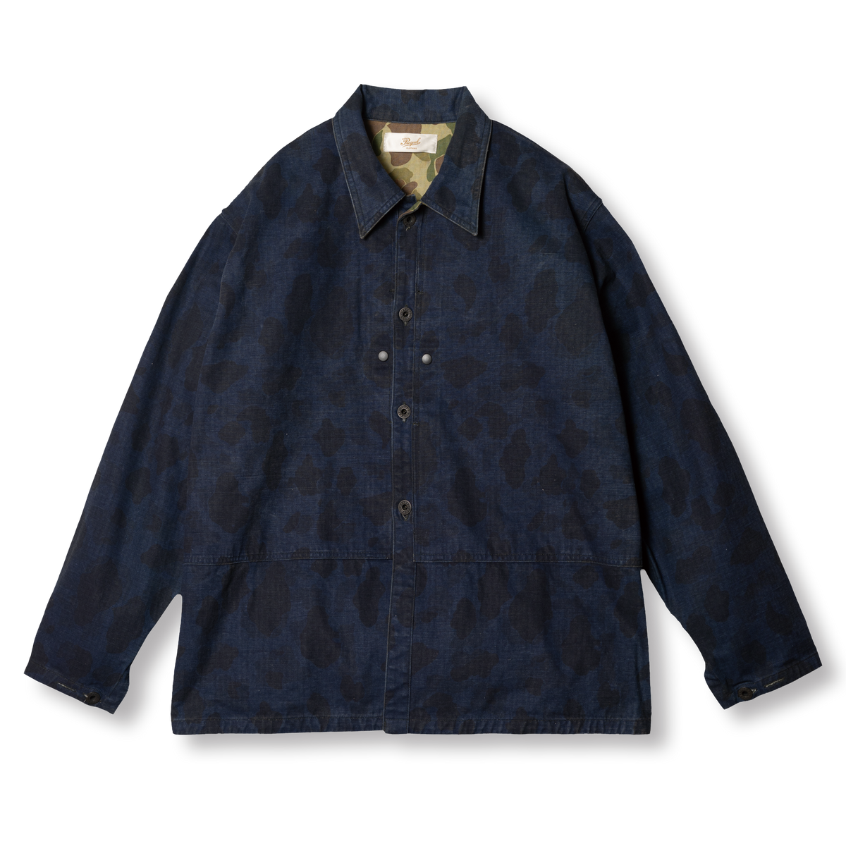 J1020 Indigo Hunter Camo Jacket in Indigo, front view