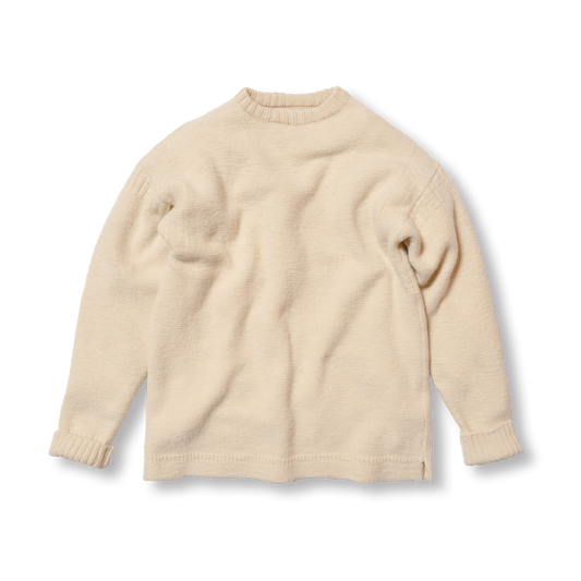 K1001 Fisherman's Sweater (White)