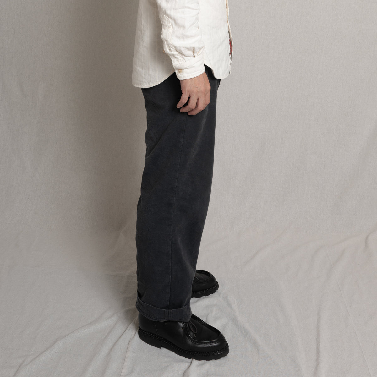 P1002 Officer's Summer Pants (Black)　オフィサー サマーパンツ(ブラック)