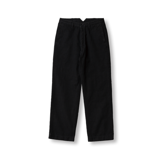 P1002 Officer's Summer Pants (Black)　オフィサー サマーパンツ(ブラック)