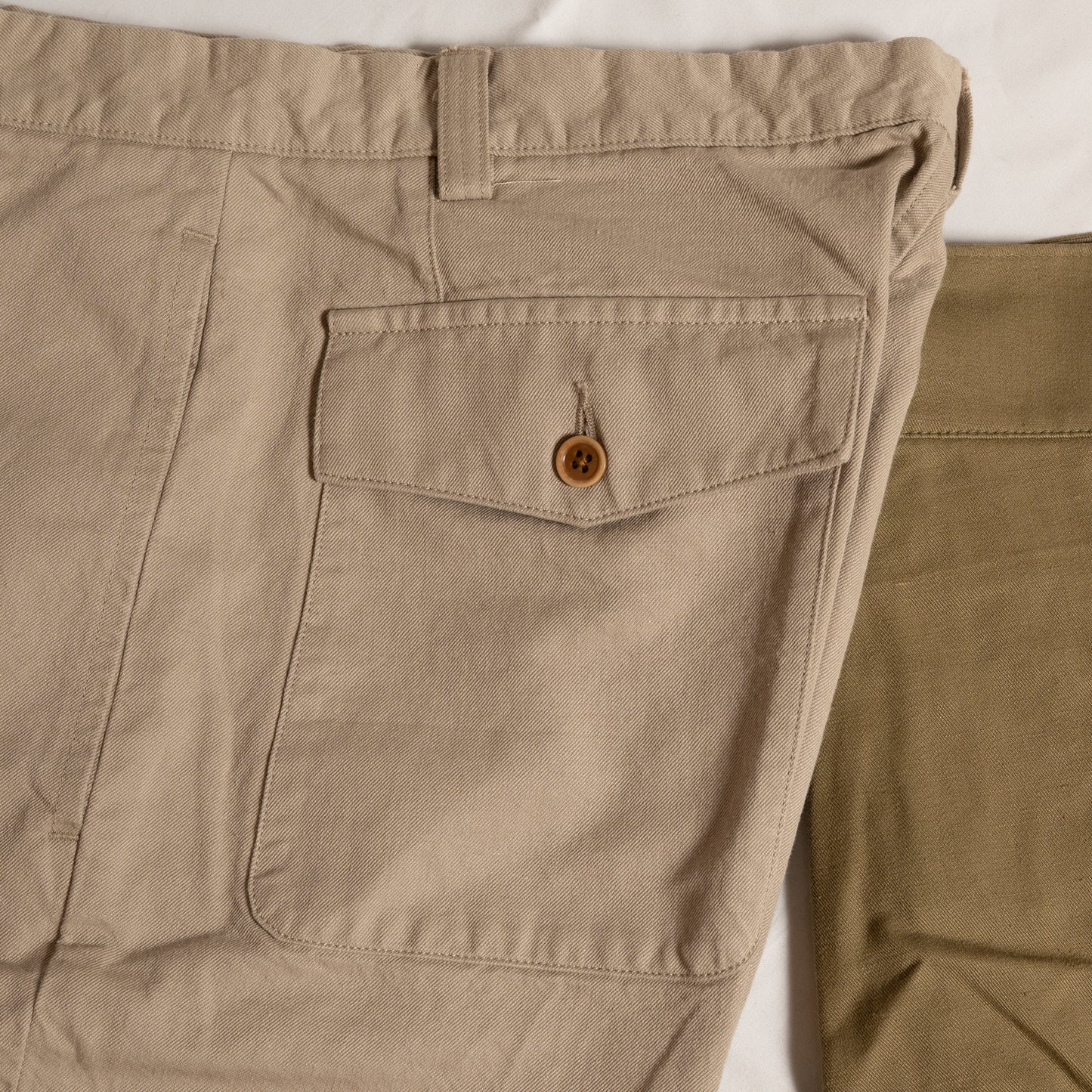 P1003 Italian Chino Trousers (Beige) イタリアンチノトラウザー(ベージュ)