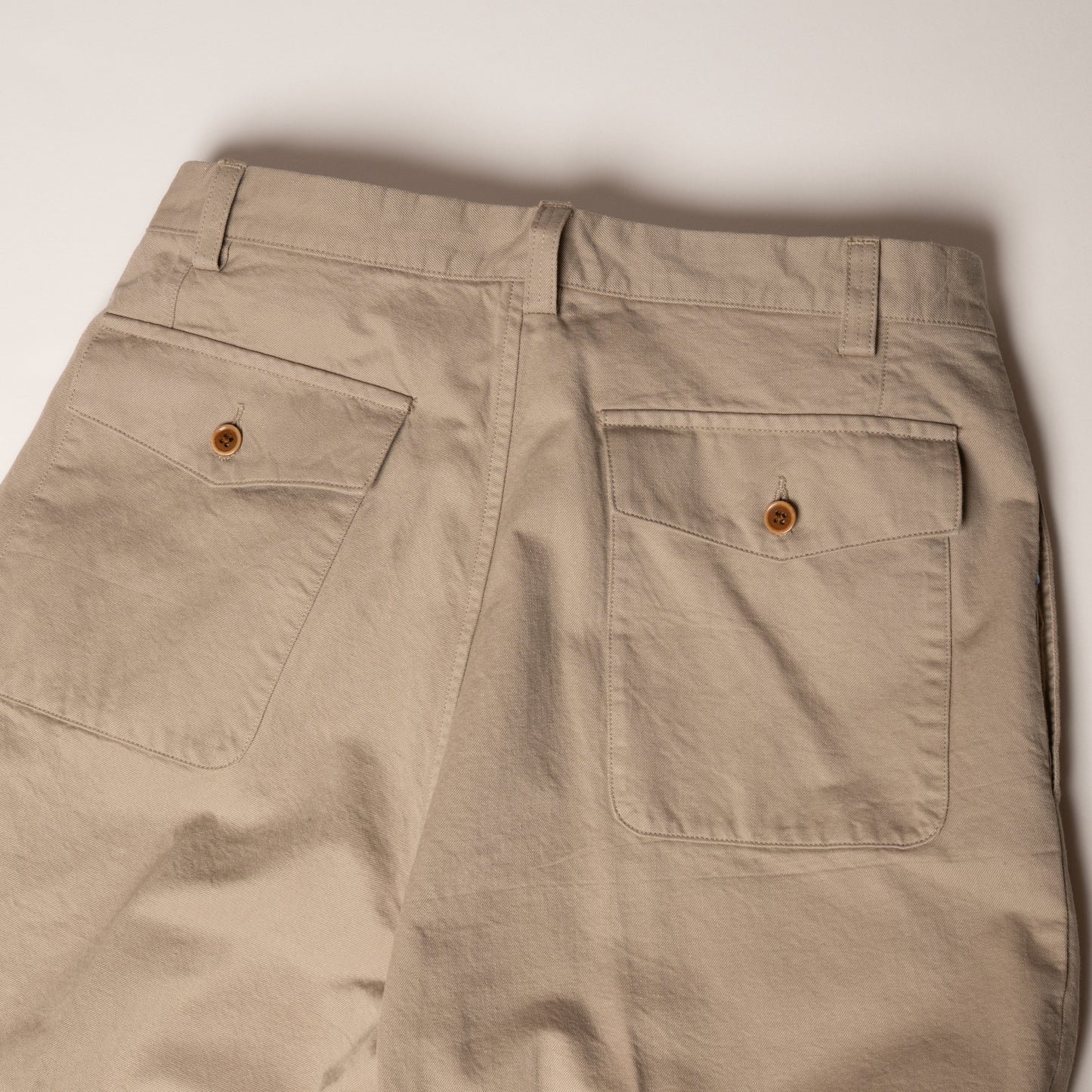 P1003 Italian Chino Trousers (Beige) イタリアンチノトラウザー(ベージュ)