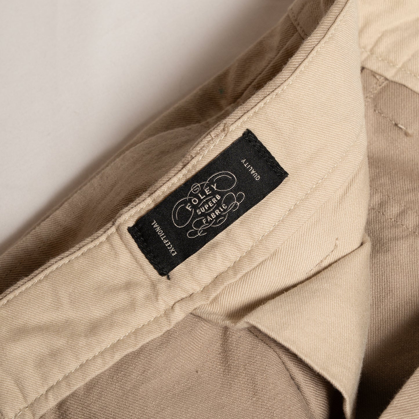 P1003 Italian Chino Trousers (Beige) イタリアンチノトラウザー(ベージュ)