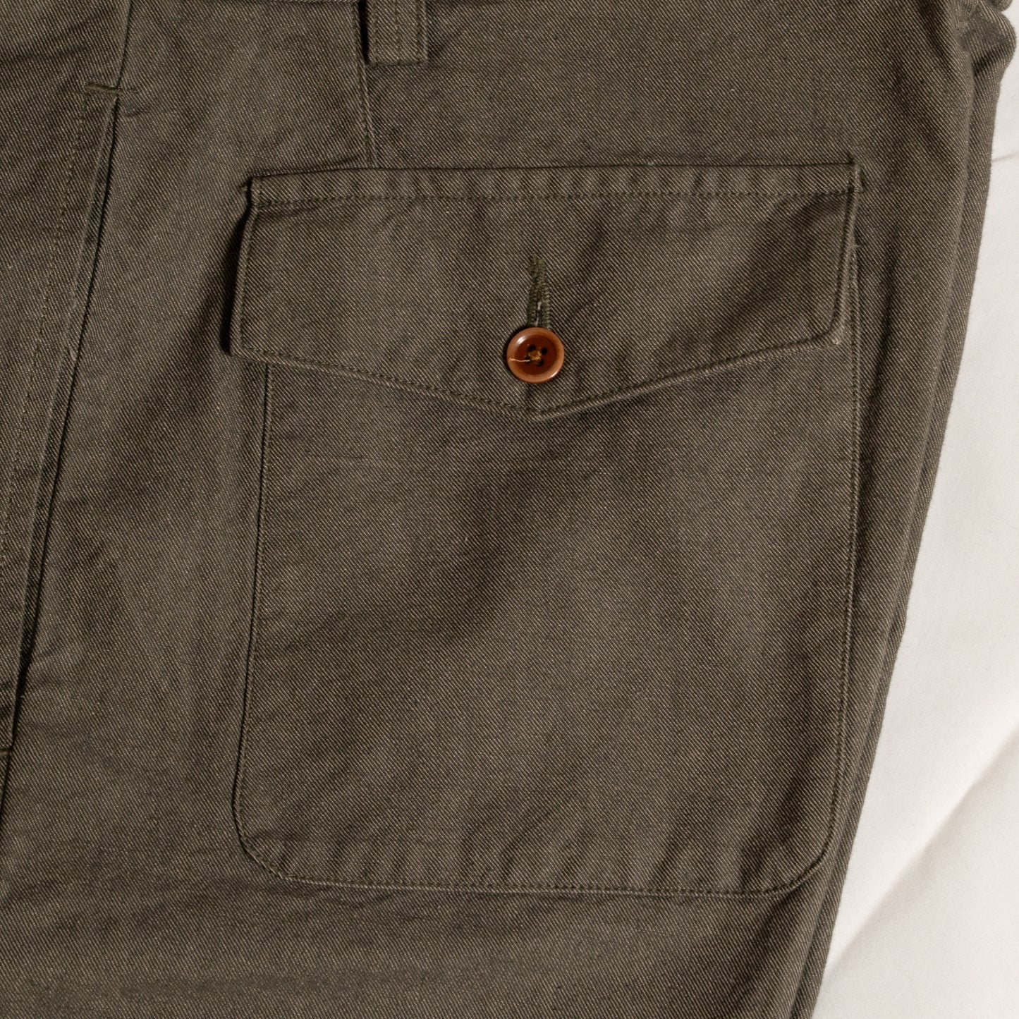 P1003 Italian Chino Trousers (Khaki) イタリアンチノトラウザー(カーキ)