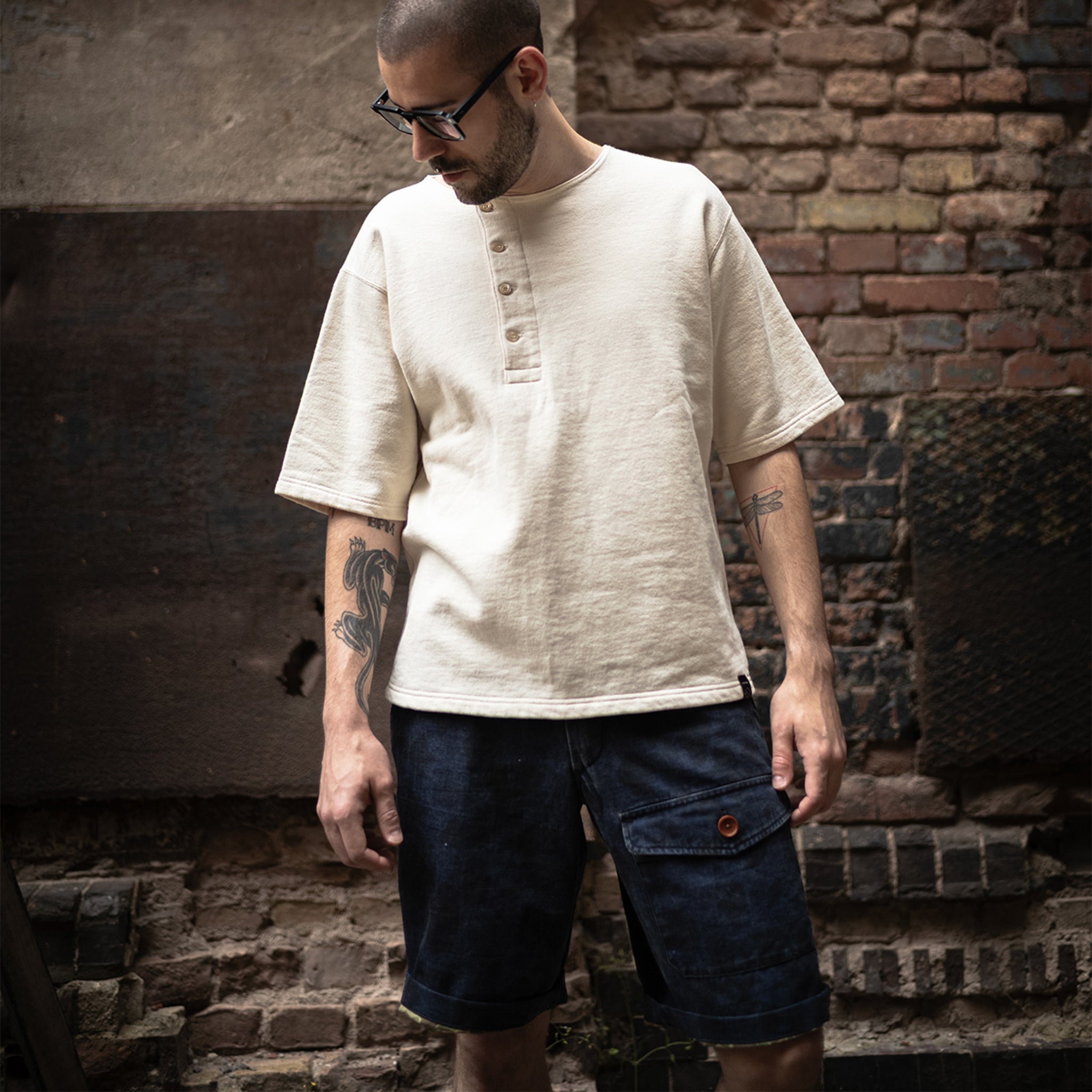 P1005 Combat Indigo Field Shorts コンバットショーツ – PREQUEL