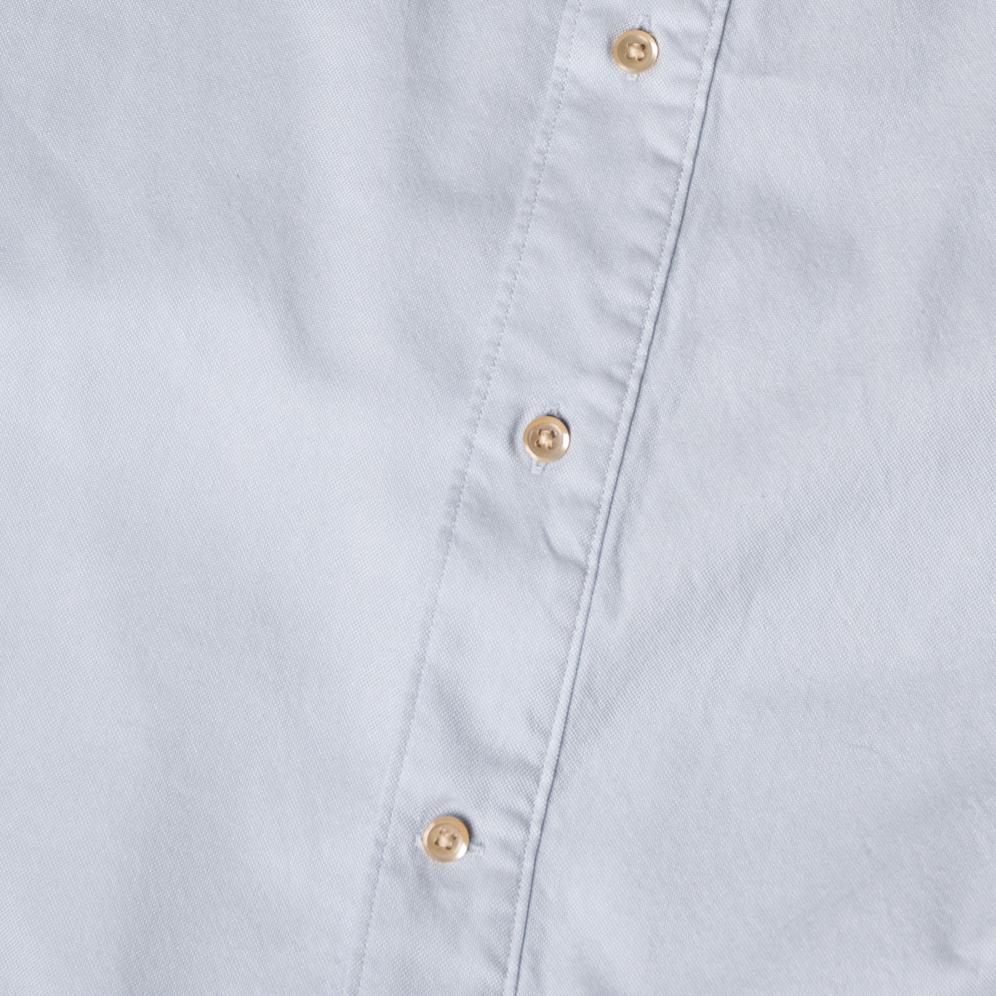 S1008 Suvin Button Down Shirt (Saxe Blue) スビンボタンダウンシャツ(サックスブルー)