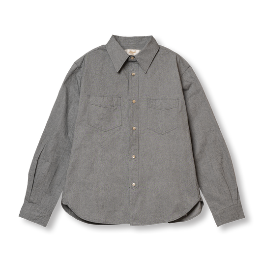 S1009 Suvin Chambray Shirt (Black)　スビンシャンブレーシャツ(ブラック)
