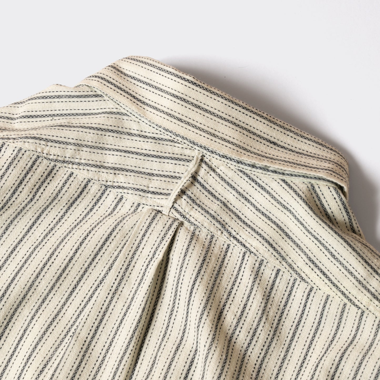 S1010 Classic Stripe Work Shirt (Beige)　クラシックストライプワークシャツ(ベージュ)