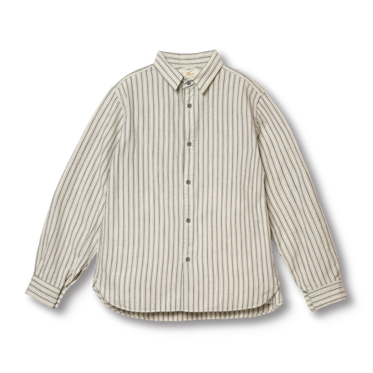 S1010 Classic Stripe Work Shirt (Gray)　クラシックストライプワークシャツ(グレー)