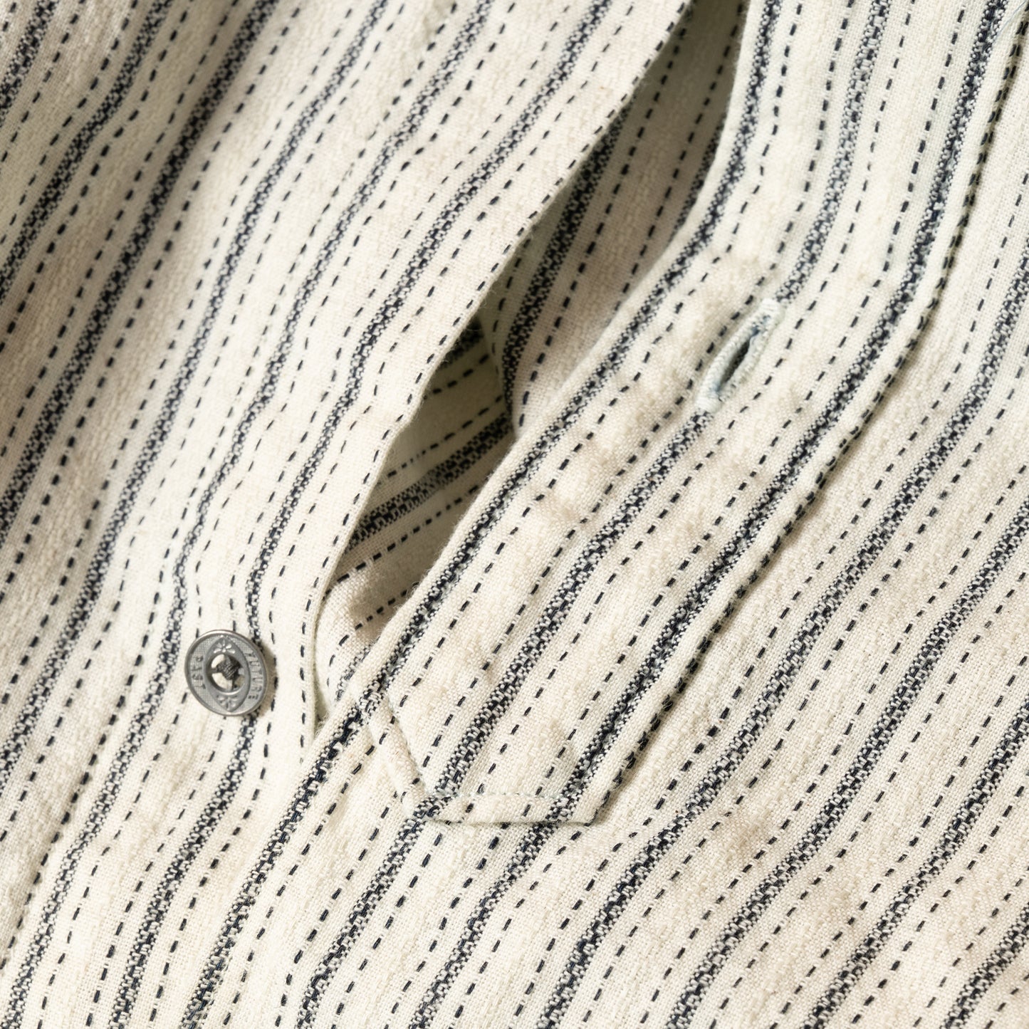 S1010 Classic Stripe Work Shirt (Beige)　クラシックストライプワークシャツ(ベージュ)