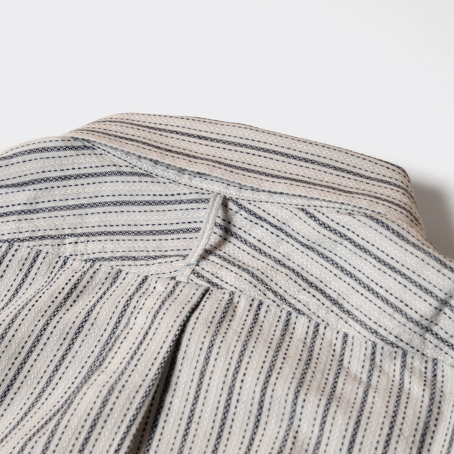 S1010 Classic Stripe Work Shirt (Light Gray)　クラシックストライプワークシャツ(ライトグレー)