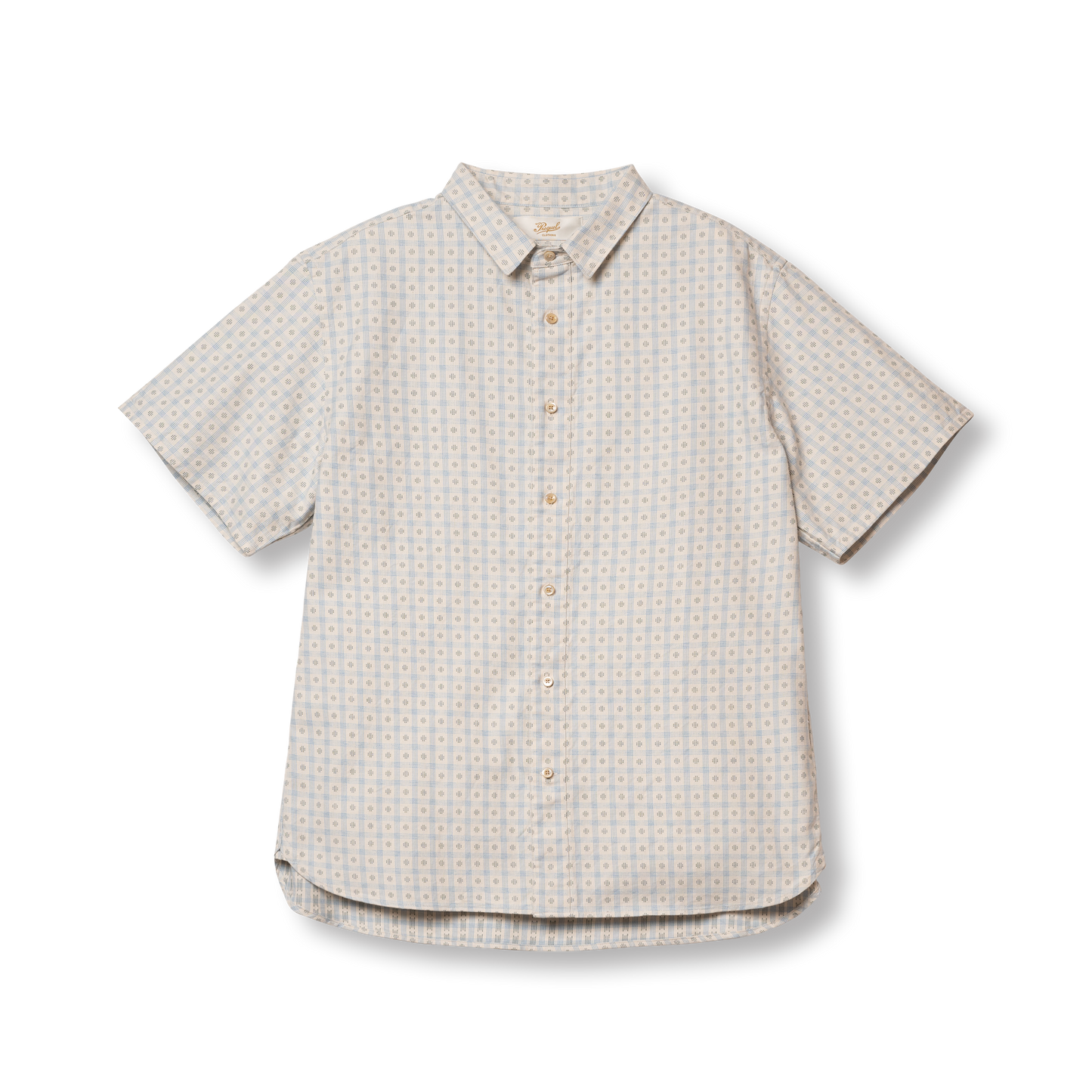S1011 Mini Collar Shirt (Beige)　ミニカラーシャツ(ベージュ)