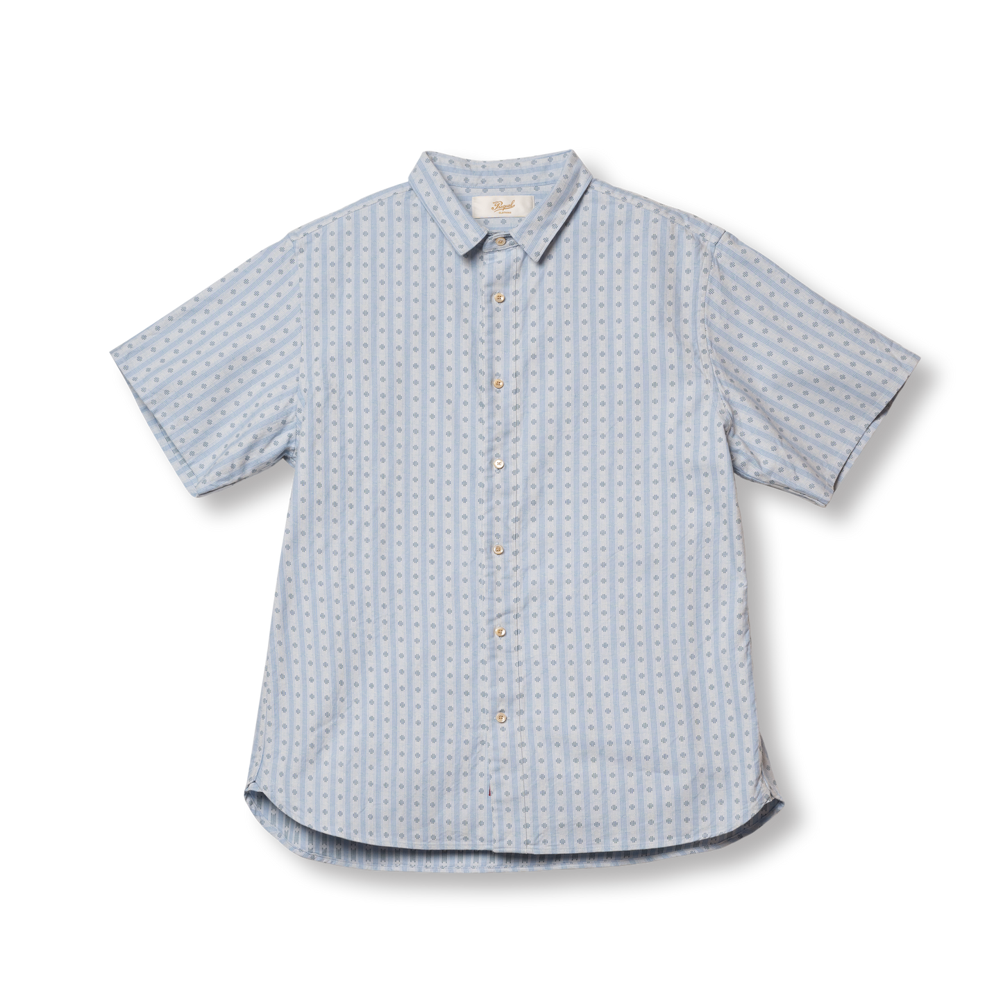 S1011 Mini Collar Shirt (Blue)　ミニカラーシャツ(ブルー)