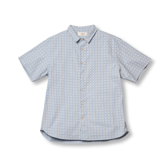 S1011 Mini Collar Shirt (Blue)　ミニカラーシャツ(ブルー)