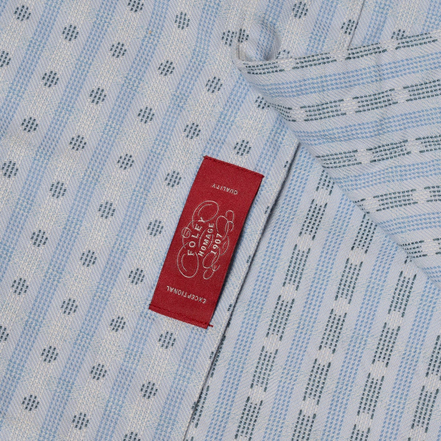 S1011 Mini Collar Shirt (Blue)　ミニカラーシャツ(ブルー)