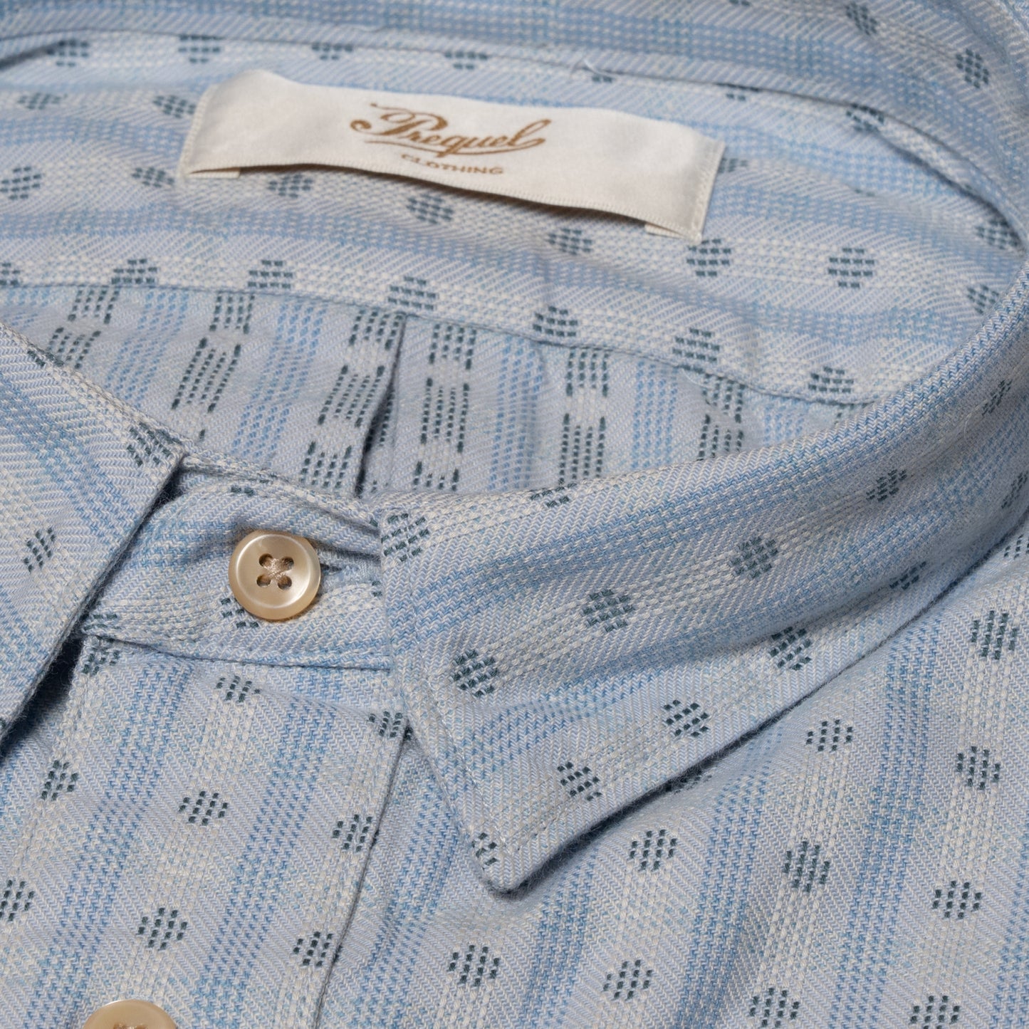 S1011 Mini Collar Shirt (Blue)　ミニカラーシャツ(ブルー)