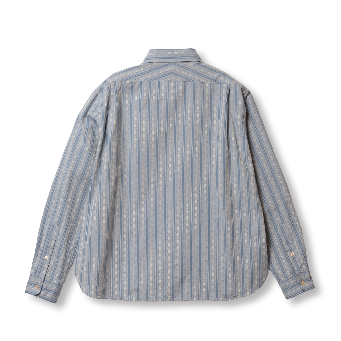S1020 Striped Work Shirt (Blue) ストライプワークシャツ (ブルー)