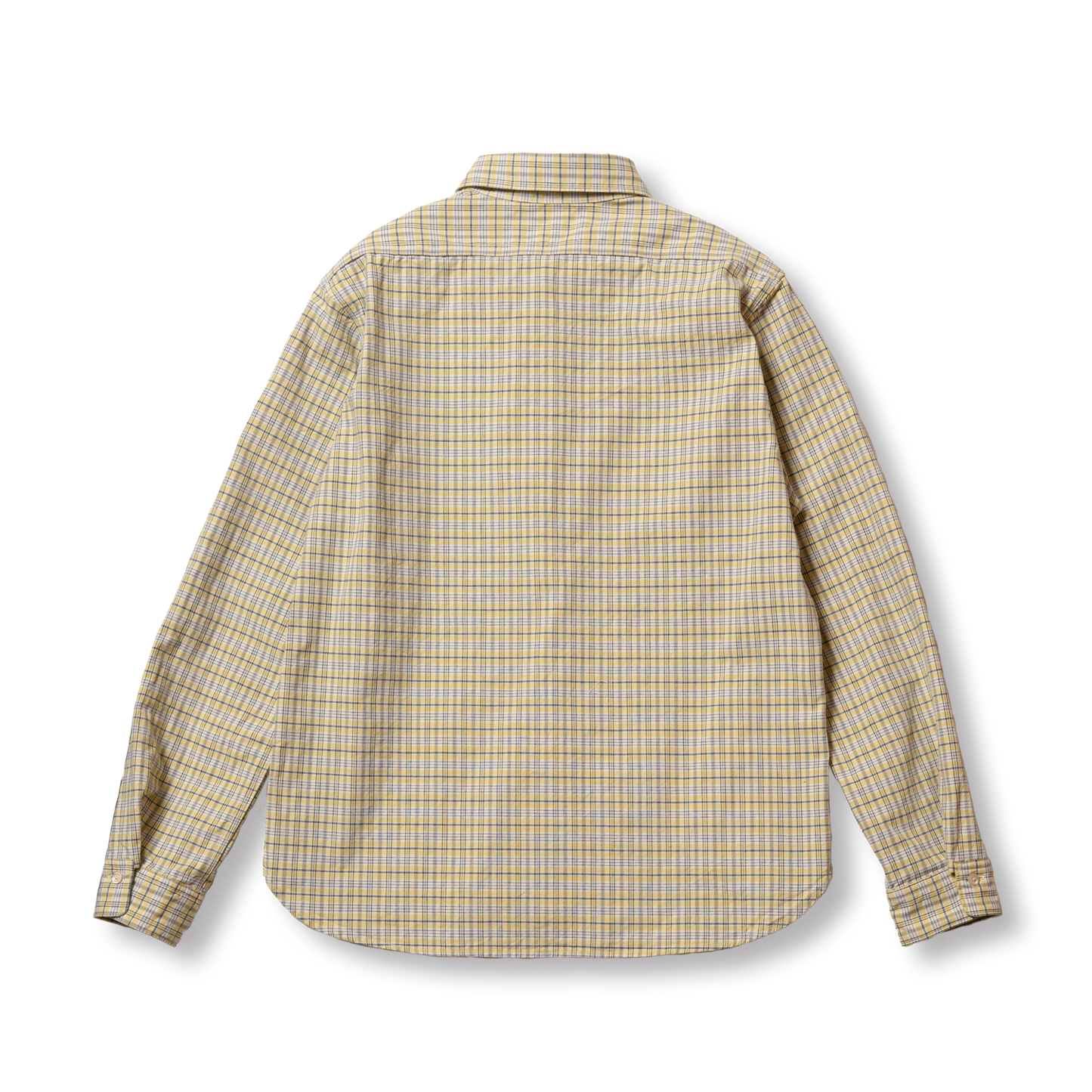 S1017 Check Work Shirt チェックワークシャツ (イエロー)