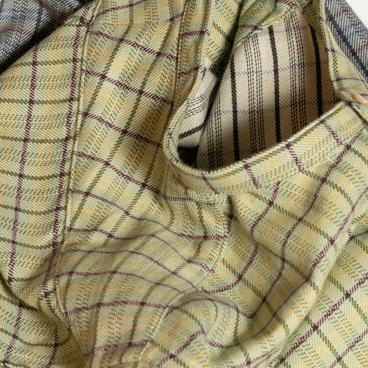 S1018 Stand-up Collar Shirt (Green)