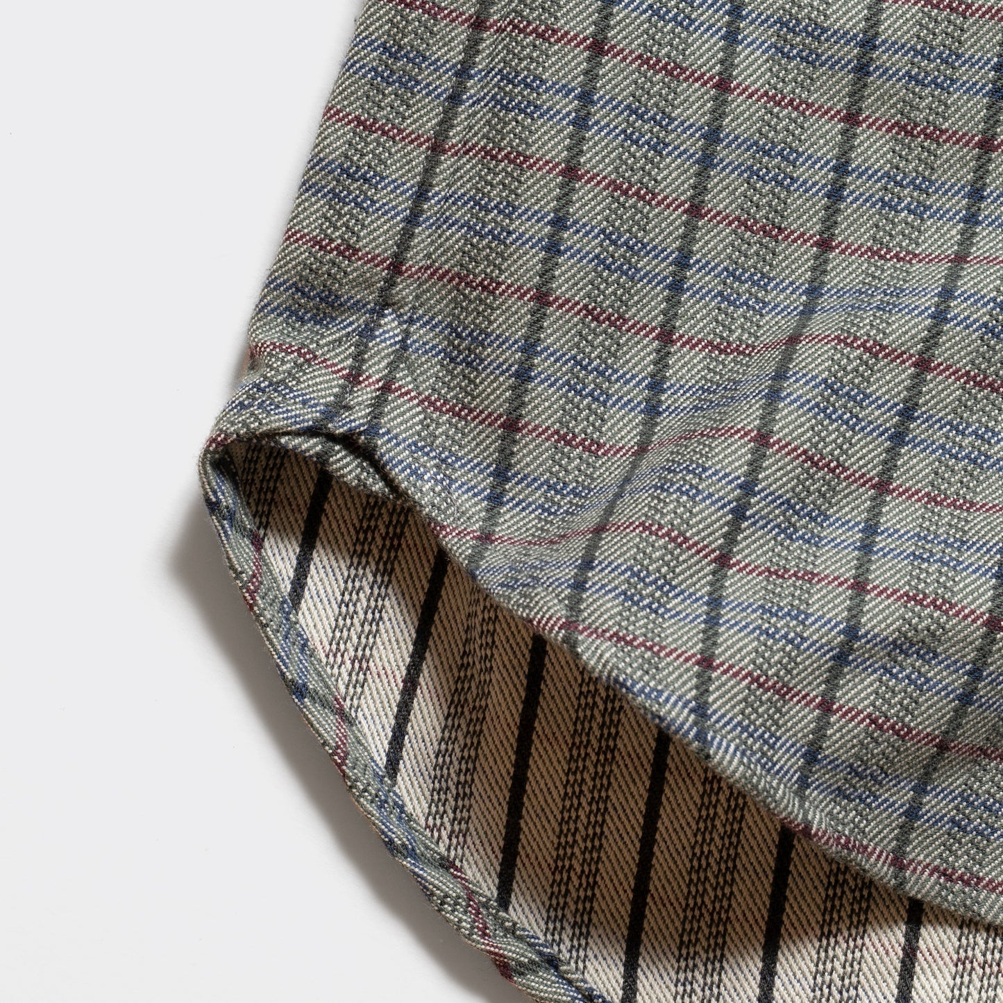 S1018 Stand-up Collar Shirt (Grey) スタンドアップカーラーシャツ (グレー)