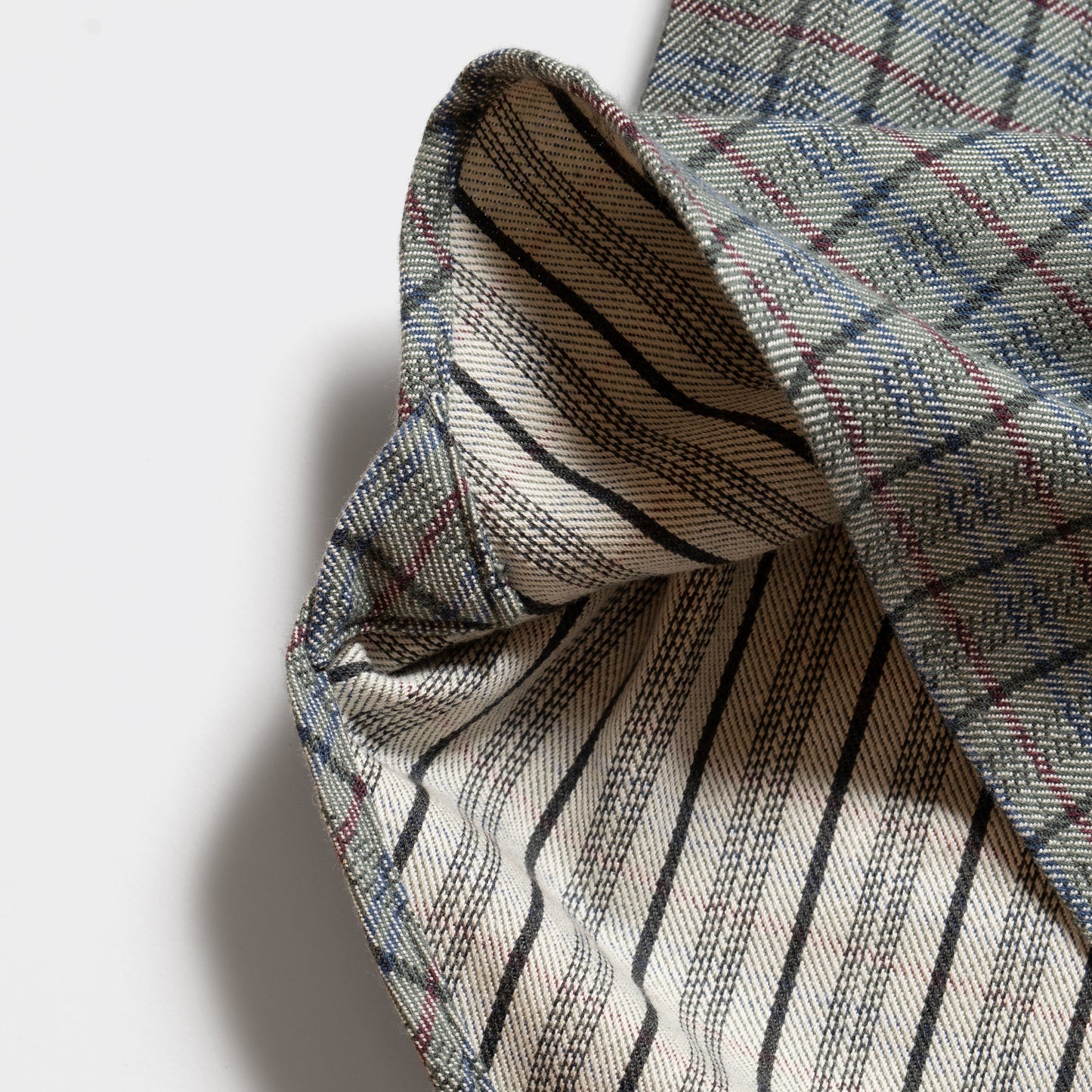 S1018 Stand-up Collar Shirt (Grey) スタンドアップカーラーシャツ (グレー)