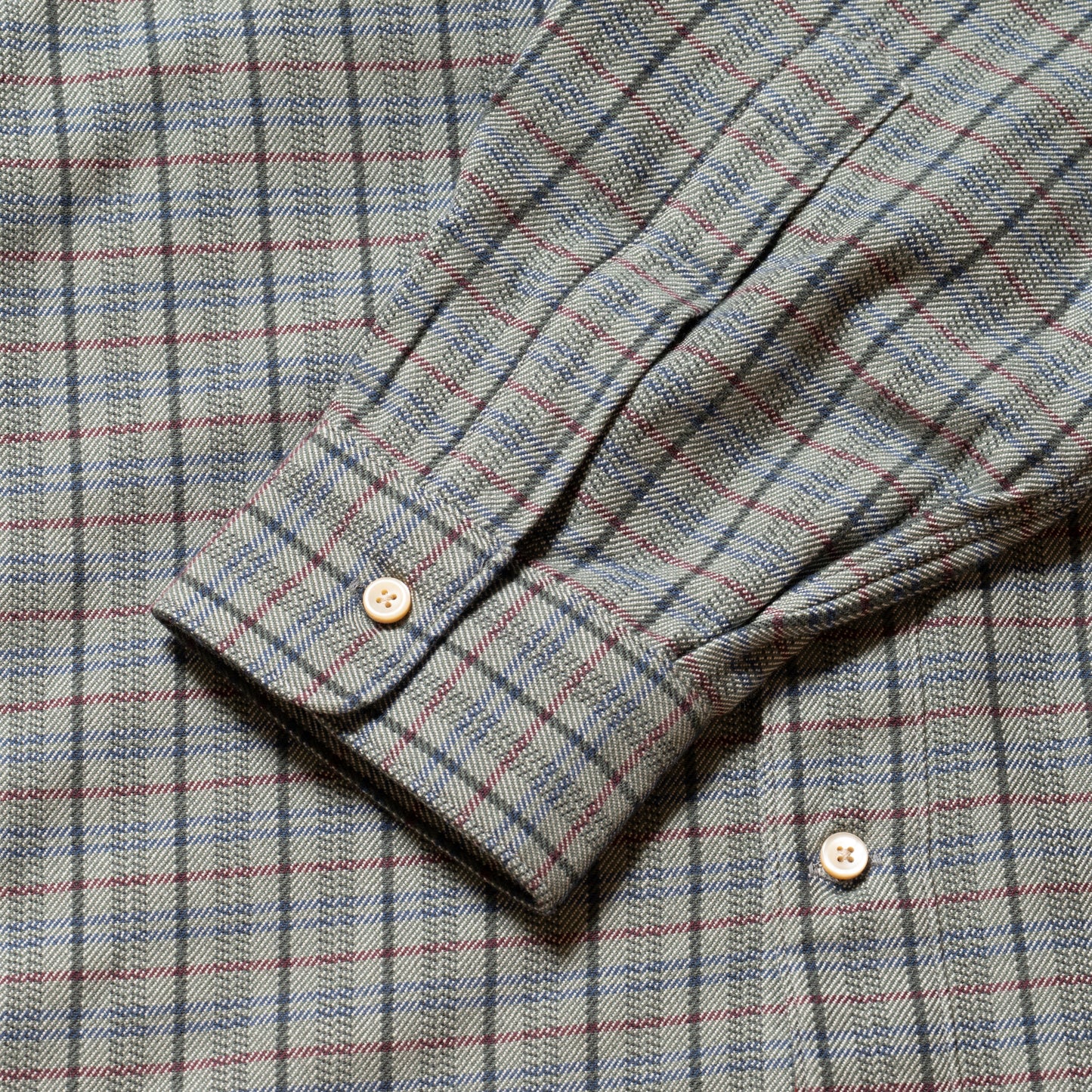 S1018 Stand-up Collar Shirt (Grey) スタンドアップカーラーシャツ (グレー)