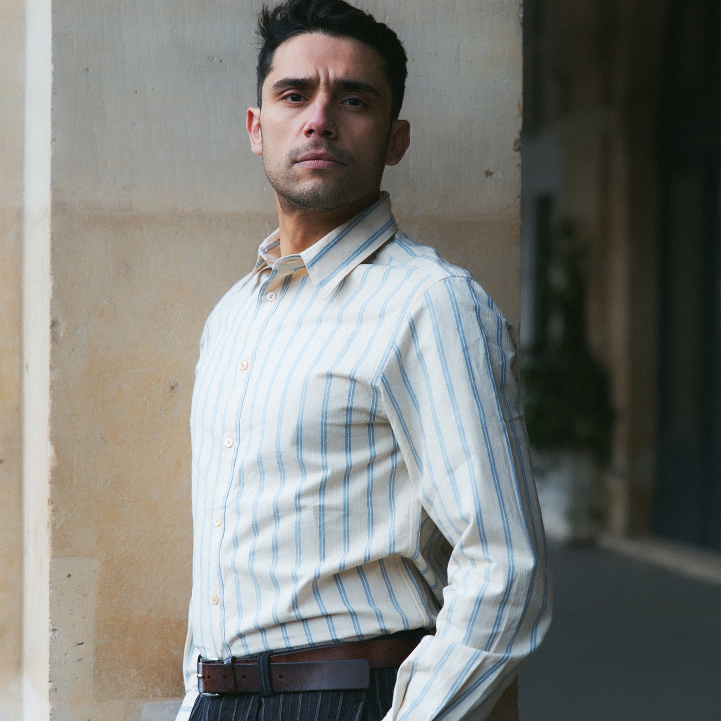 S1021 Striped Shirt ストライプシャツ