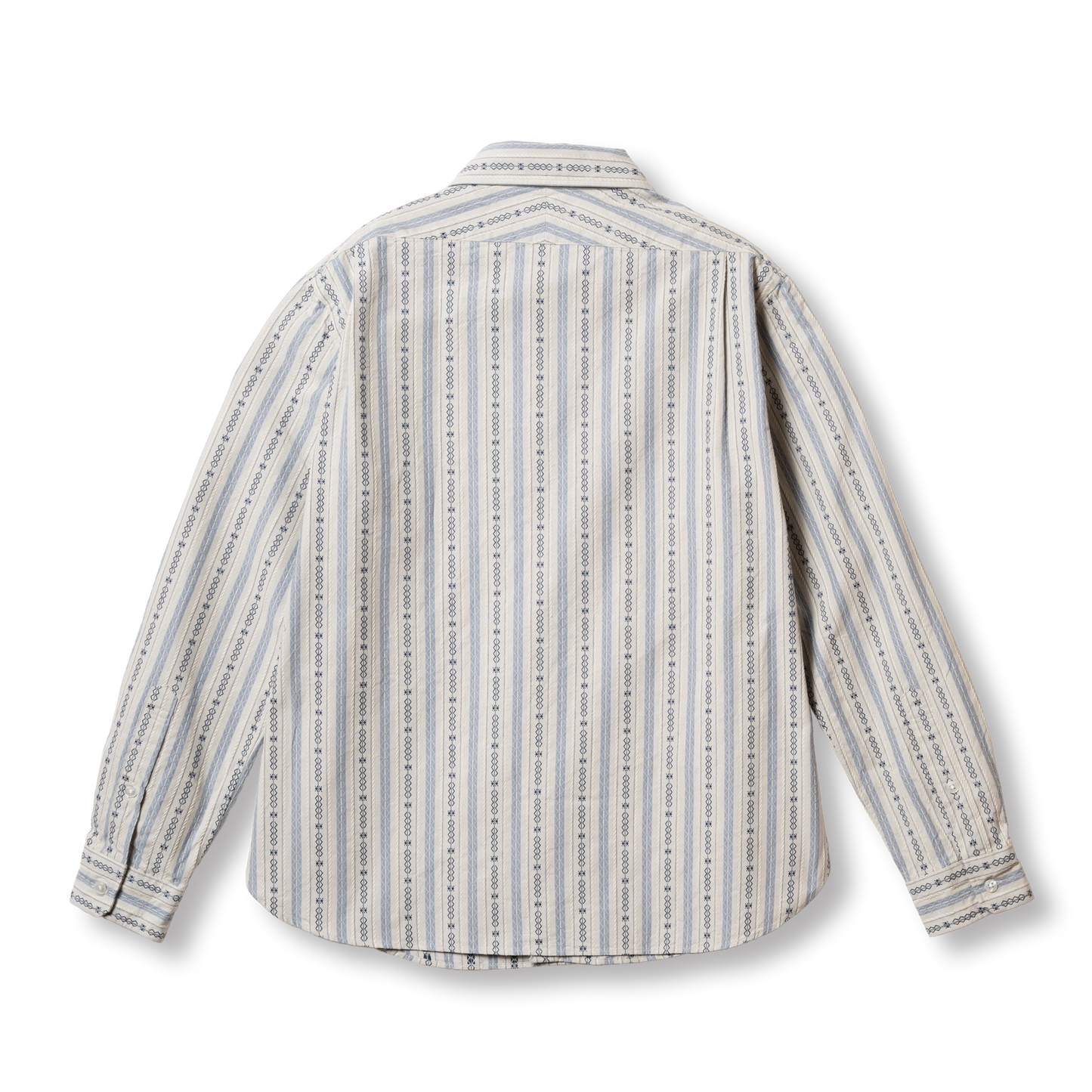 S1023 Classic Stripe Work Shirt (Blue)