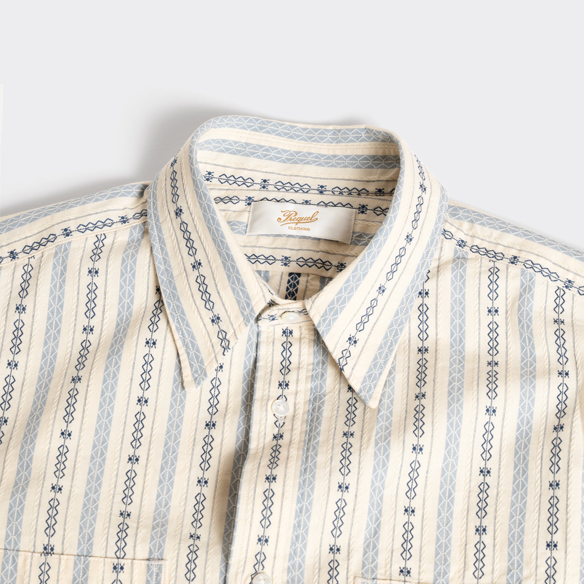 S1023 Classic Stripe Work Shirt クラシックストライプ ワークシャツ