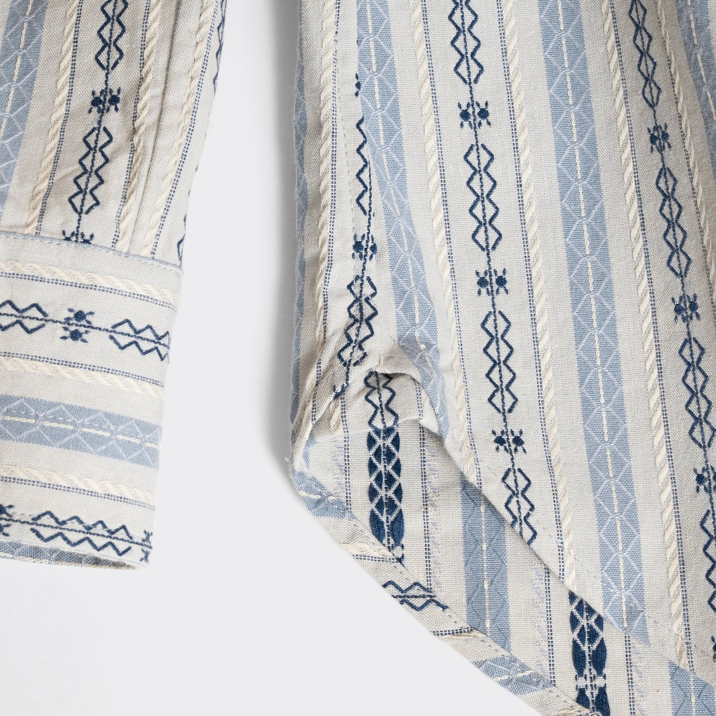 S1023 Classic Stripe Work Shirt (Blue)