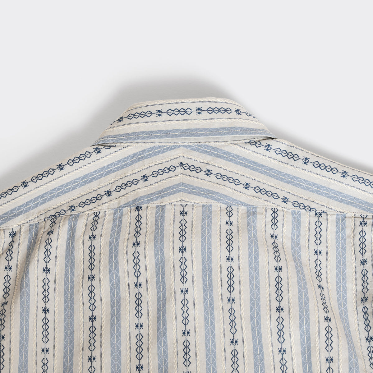 S1023 Classic Stripe Work Shirt (Blue)