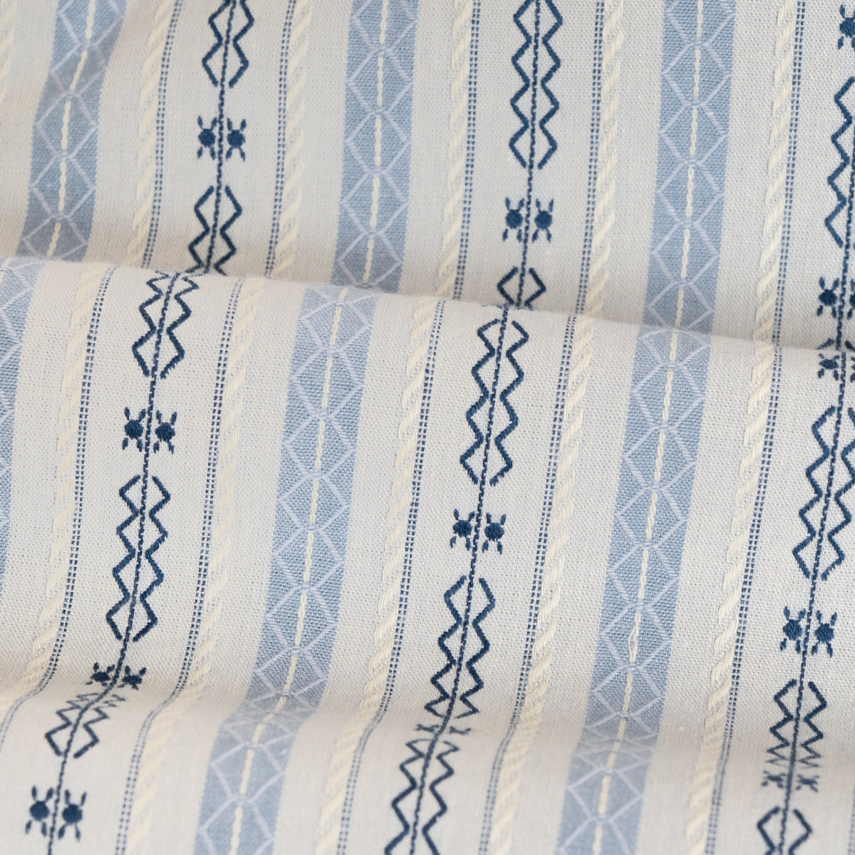 S1023 Classic Stripe Work Shirt (Blue)