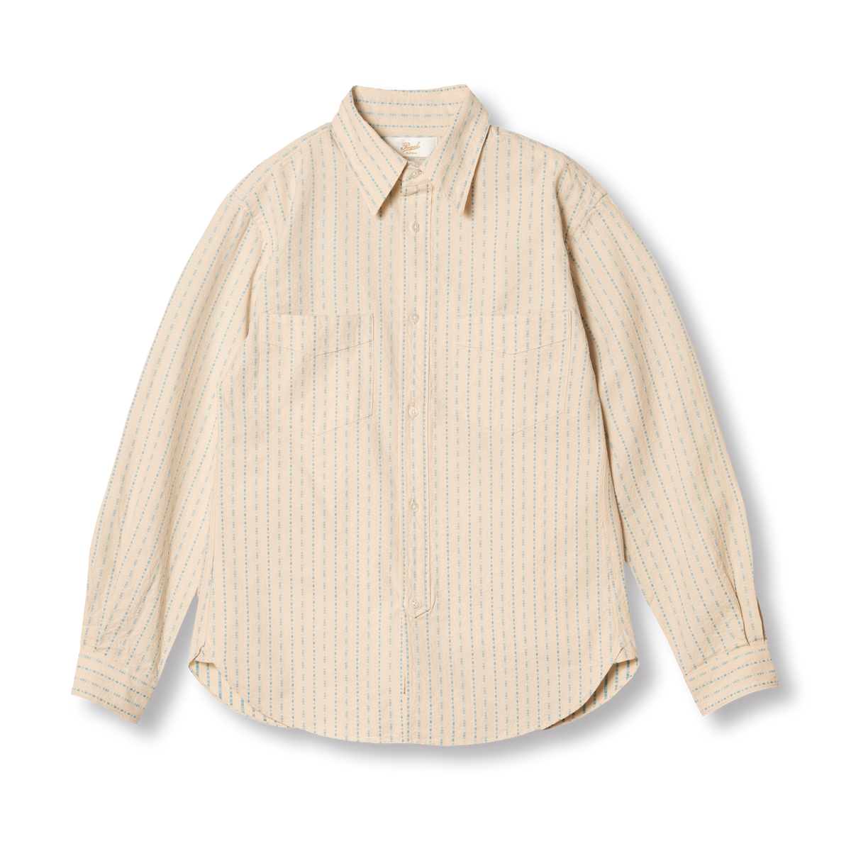 PREQUEL S1029 Striped Shirt (Stripe), front view.