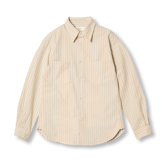 PREQUEL S1029 Striped Shirt (Stripe), front view.