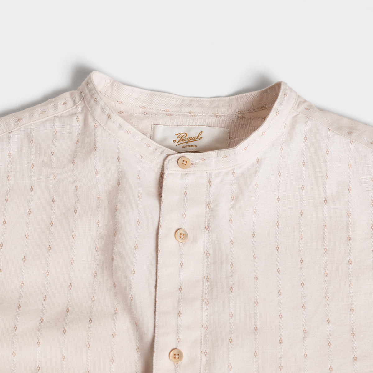SCCS1001 BAND COLLAR SHIRT (No.0008)